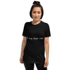 A very simple look. Short-Sleeve Unisex T-Shirt