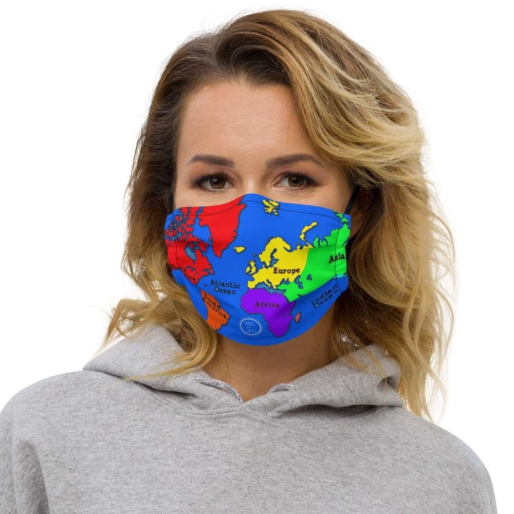 Map of the World Premium face mask - Image 2