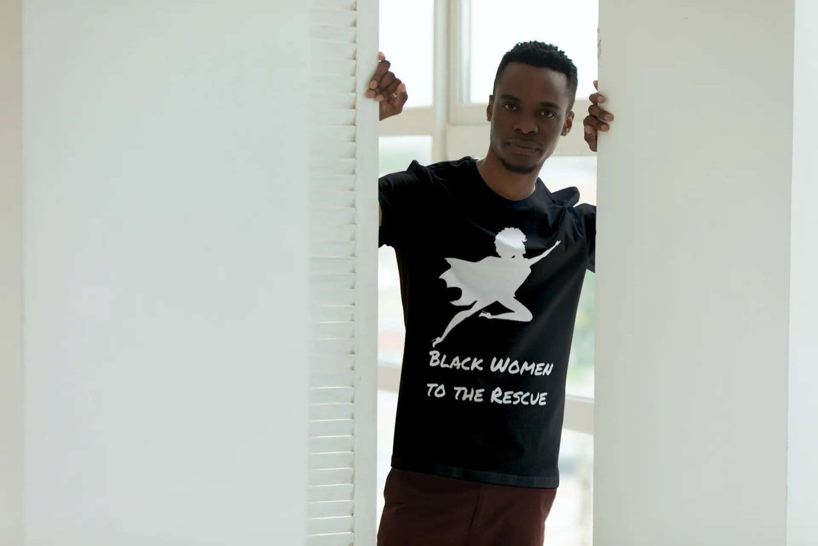 Black Women to the Rescue Short-Sleeve Unisex T-Shirt - Image 3