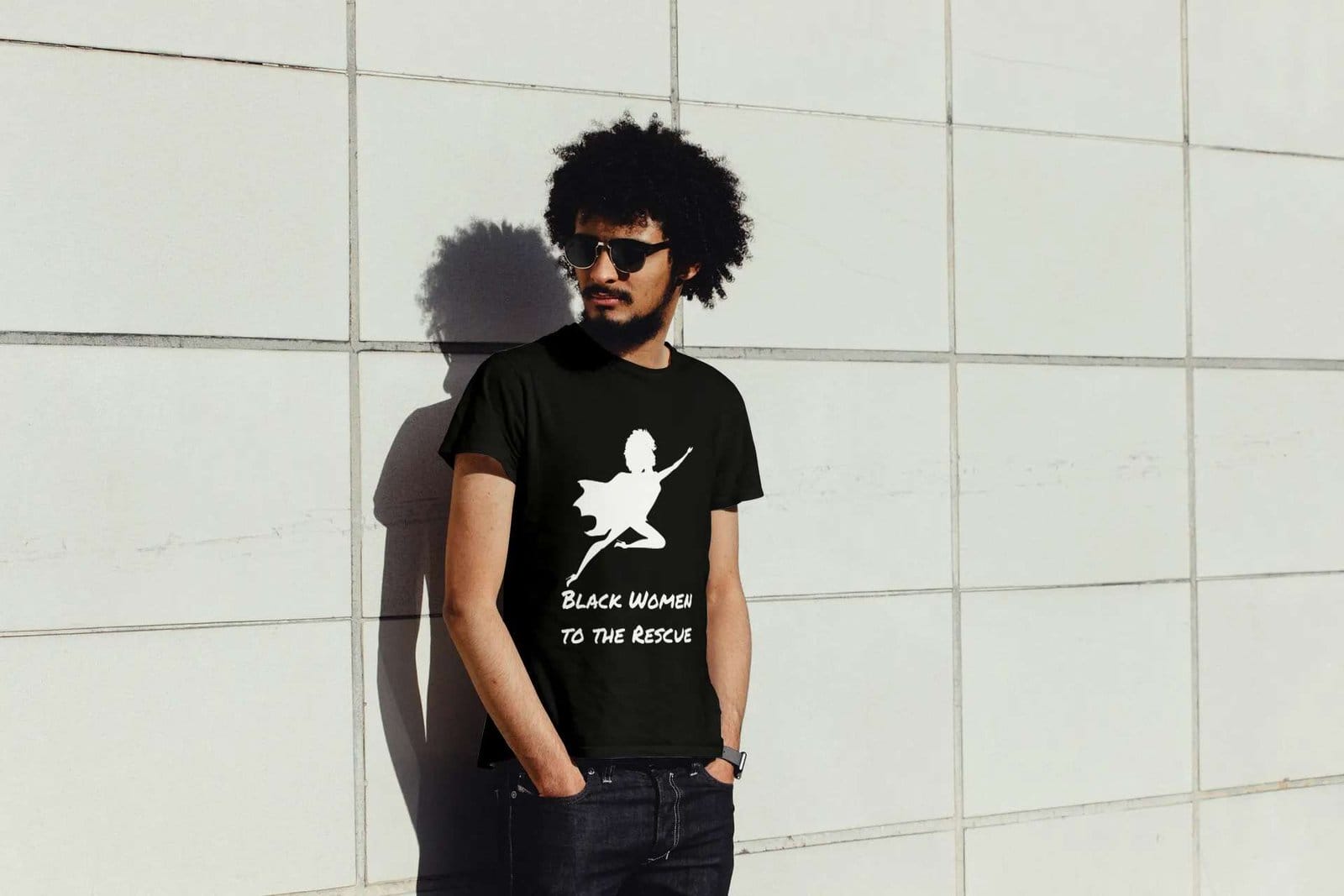 Black Women to the Rescue Short-Sleeve Unisex T-Shirt - Image 2