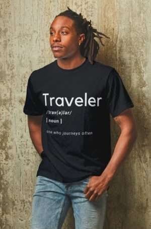 Traveler Jumbo Text Short-Sleeve T-Shirt