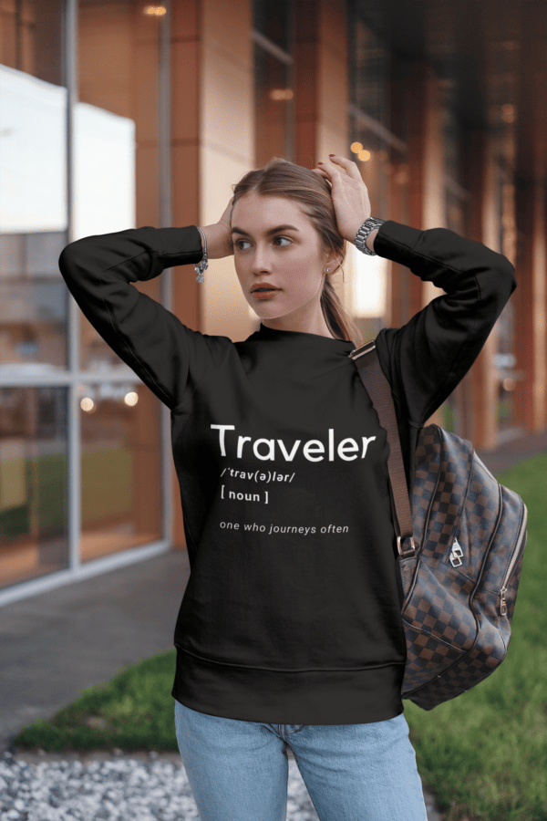 Traveler Jumbo Text Sweatshirt - Image 3