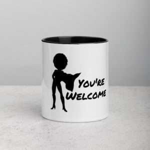 You're Welcome Mug with Color Inside
