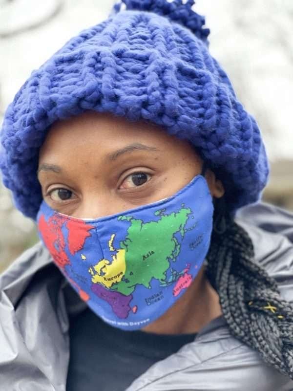Map of the World original face mask - Image 2