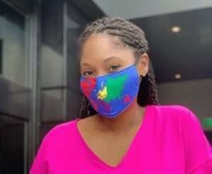 Map of the World original face mask