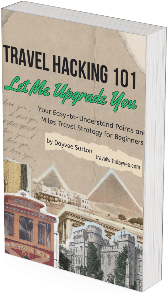 Travel Hacking mockup