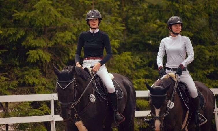 two woman in a Equestrian Vacation