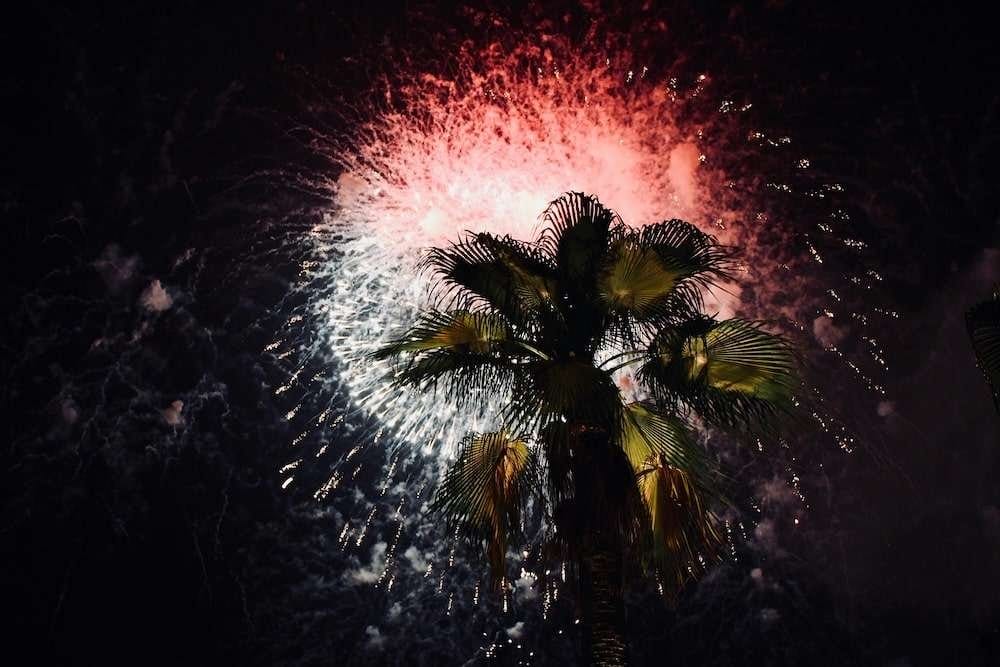 Fireworks the 4th of July Puerto Rico
