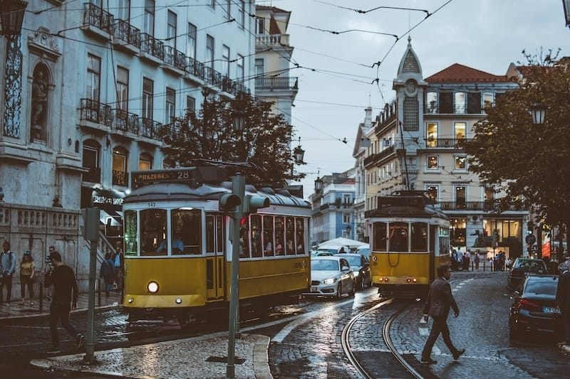 Street car in Lisbon