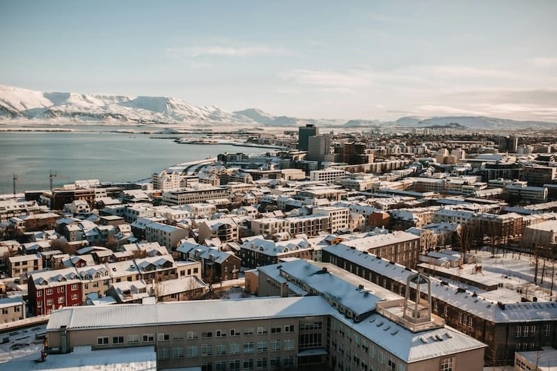 Aerials of Reykjavik