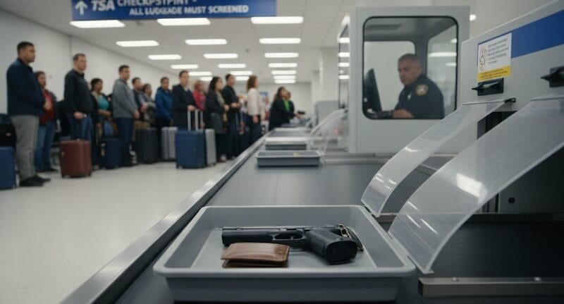 TSA with gun TWD